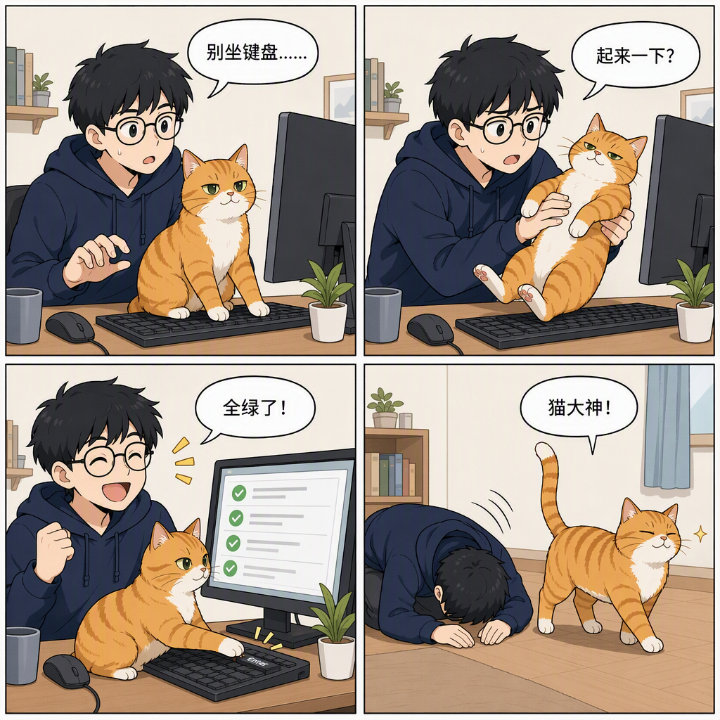 猫大神监工